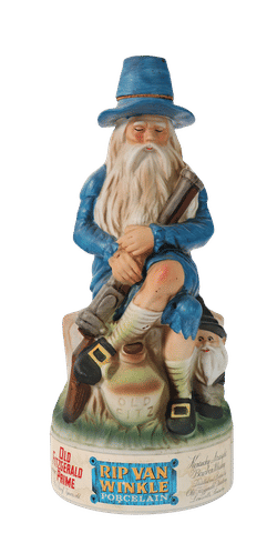 Old Fitzgerald Prime 'Rip Van Winkle' Porcelain Decanter (1971)