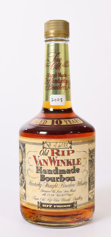 Old Rip Van Winkle 10 Year 107 Proof "Squat Bottle" (2008)
