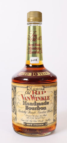 Old Rip Van Winkle 10 Year 107 Proof "Squat Bottle" (2008)