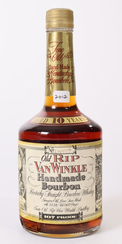 Old Rip Van Winkle 10 Year 107 Proof "Squat Bottle" (2012)