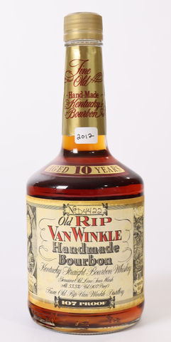 Old Rip Van Winkle 10 Year 107 Proof "Squat Bottle" (2012)