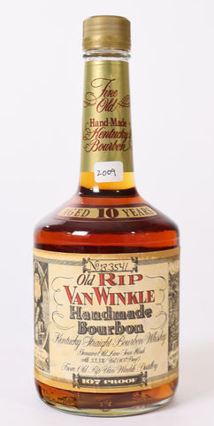 Old Rip Van Winkle 10 Year 107 Proof "Squat Bottle" (2009)