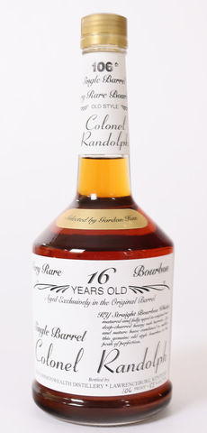 Colonel Randolph 16 Year Bourbon 'Gordon Hue' Private Barrel Selection