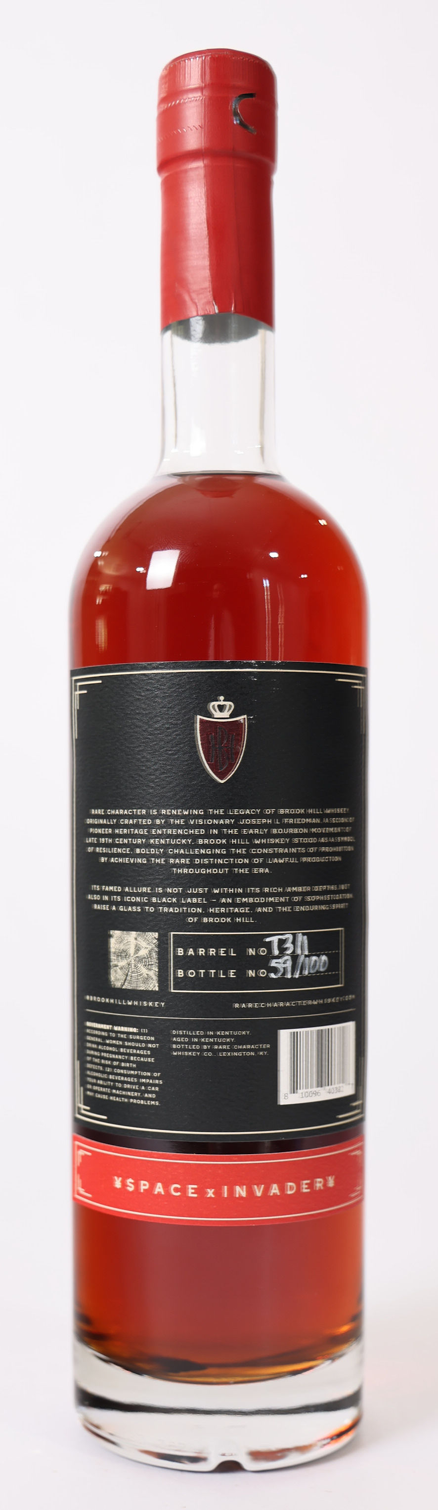 Rare Character 15yr Brook Hill Bourbon Space x Invader Barrel