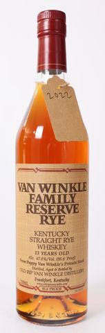 Van Winkle 13 Year Family Reserve Rye (2022)