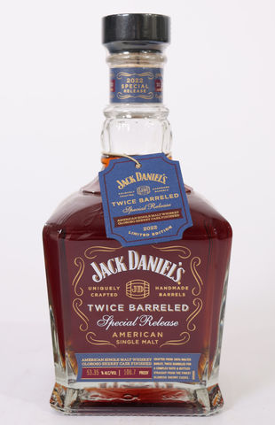 Jack Daniel's 'Twice Barreled' American Single Malt Whiskey (2022)