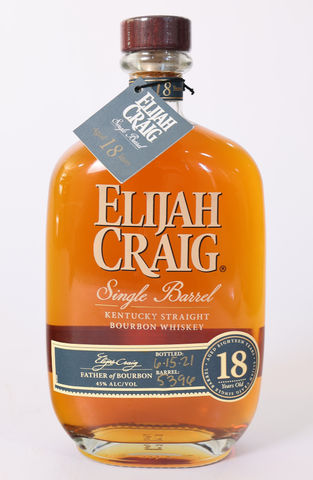 Elijah Craig 18 Year Single Barrel Bourbon (2021)