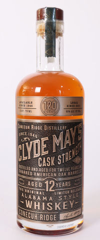 Clyde May's 12 Year Cask Strength Bourbon