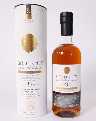 Gold Spot 9 Year '135th Anniversary' Single Pot Still Irish Whiskey (2022)