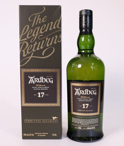 Ardbeg 17 Year Single Malt Scotch Committee Exclusive