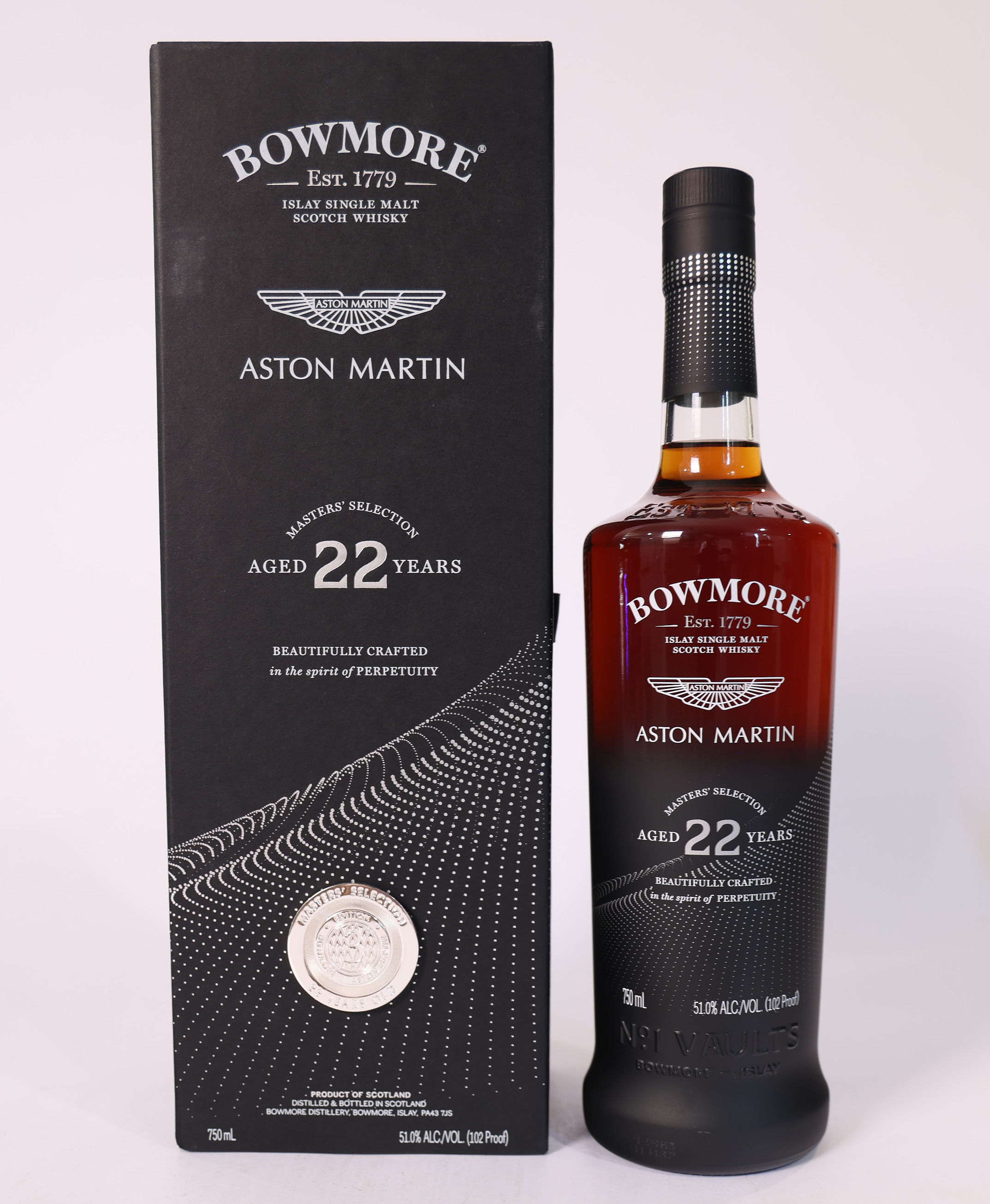 Bowmore Aston Martin 22yr Single Malt Scotch Whisky 700ml