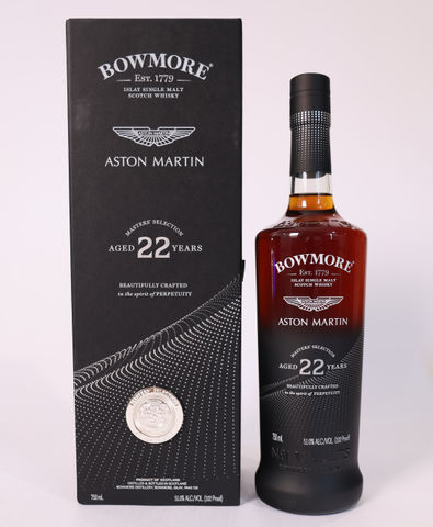 Bowmore x Aston Martin 22 Year Master's Selection Single Malt Scotch