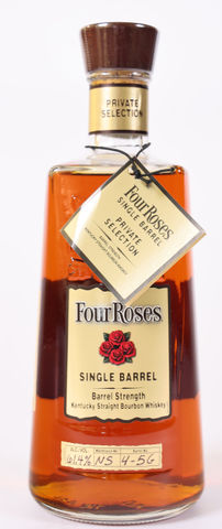 Four Roses 8 Year Single Barrel Bourbon OESQ 'Loch & Key Society' (Gold Neck)