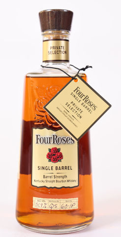 Four Roses 10 Year Single Barrel Bourbon OBSO 'Loch & Key Society' (Gold Neck)