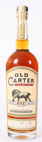 Old Carter Barrel Strength Rye Batch #1