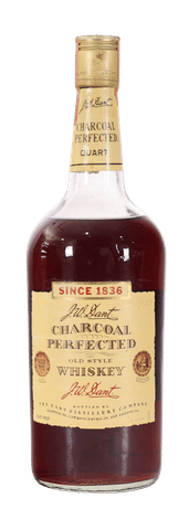 J.W. Dant 10 year Charcoal Perfected Whiskey Quart (1970's)