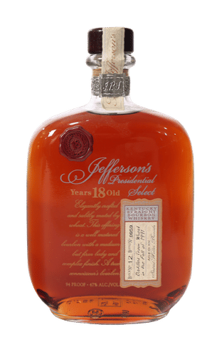 Jefferson's Presidential Select 18 Year Old Kentucky Straight Bourbon Whiskey (Batch 12)
