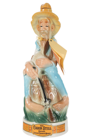 Old Cabin Still "Hillbilly Decanter" 4/5 Quart (1969)