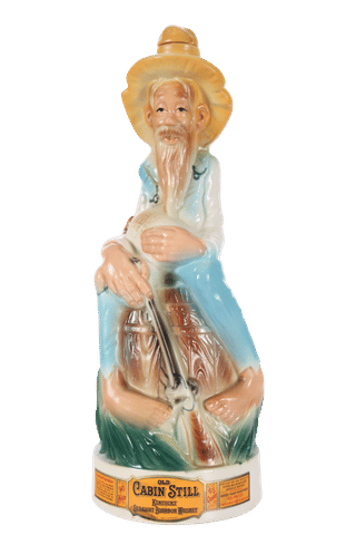 Old Cabin Still "Hillbilly Decanter" 4/5 Quart (1969)