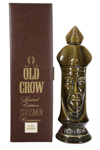 Old Crow Chessmen 'Dark Bishop' 4/5 Quart