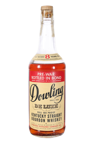 Dowling Deluxe 8 Year Bottled in Bond 1938-1946 (4/5 Quart)