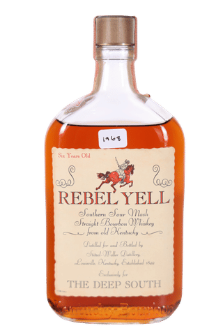 Rebel Yell 1970s Vintage (1/2 Pint) Stitzel-Weller
