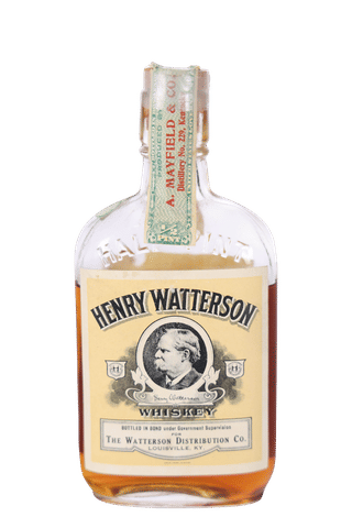 Henry Watterson Bottled in Bond 1/2 Pint 1914-1924