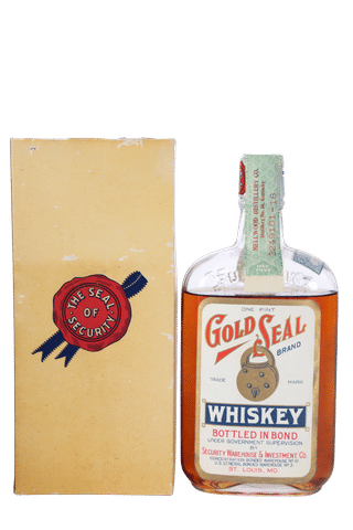 Gold Seal Bottled in Bond 13 Year Pint 1917-1930