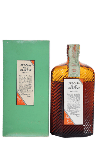 A.M.S. Co. 'Special Old Reserve' Bottled in Bond Pint, (1917-1932)