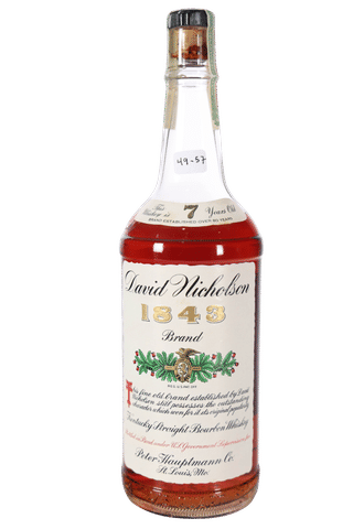 David Nicholson 1843 7 Year Bottled In Bond 1949-1957 (Stitzel-Weller)