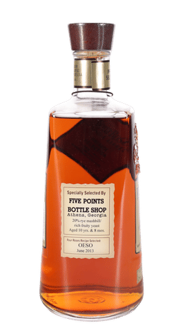 Four Roses OESO "Five Points Bottle Shop" Gold Neck (2013) 10y 8m June 2013 112.6p