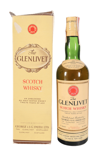 Glenlivet 12 Year All Malt 1950s Vintage (4/5 Quart)