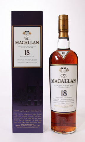 Macallan 18 Year Single Malt Scotch (1997)