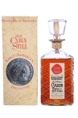 W.L. Weller's 5 Year Cabin Still 'Silver Dollar' Decanter (1968, 4/5 Quart)