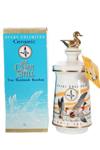 Weller's Cabin Still Ducks Unlimited Decanter (1972, 4/5 Quart)