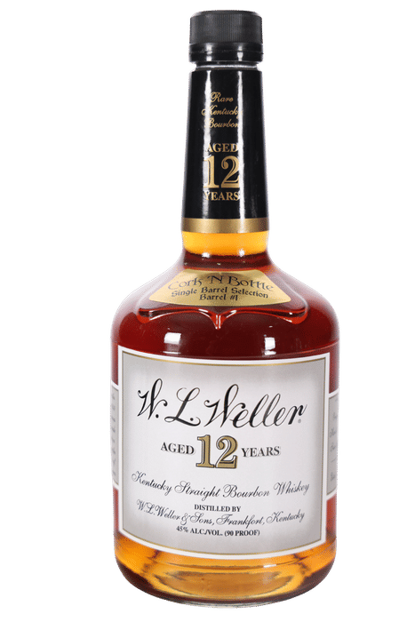 W.L. Weller 12 Year 'Paper Label' Single Barrel - Cork n Bottle (Barrel 1) - W.L. Weller & Sons 12 Year Bourbon Bottle