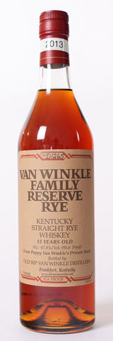 Van Winkle Family Reserve Rye 13 Year (2013)