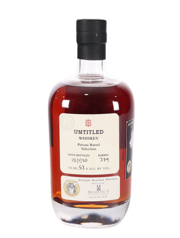 Untitled Whiskey 13 Year "Morenos, No Country for Old Mutts" Barrel #379
