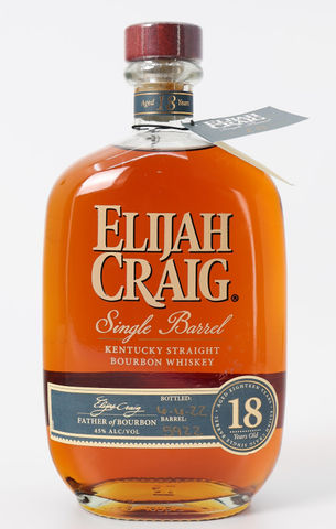 Elijah Craig 18 Year Single Barrel Bourbon (2022)