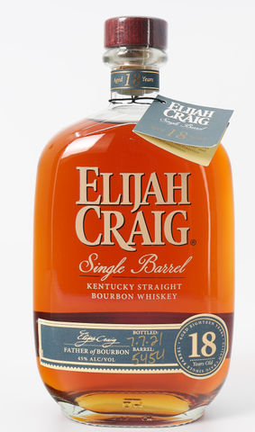 Elijah Craig 18 Year Single Barrel Bourbon (2021)