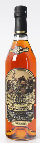 Calumet Farm 15 Year 'Single Rack Black' Bourbon