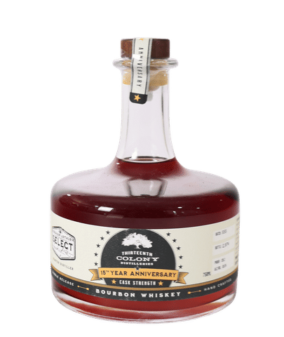 Thirteenth Colony '15th Year Anniversary' Cask Strength Bourbon Whiskey