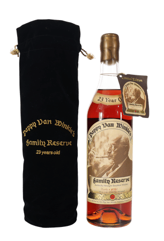 Pappy Van Winkle 23 Year Family Reserve Bourbon (Frankfort, Gold Wax, 2005)