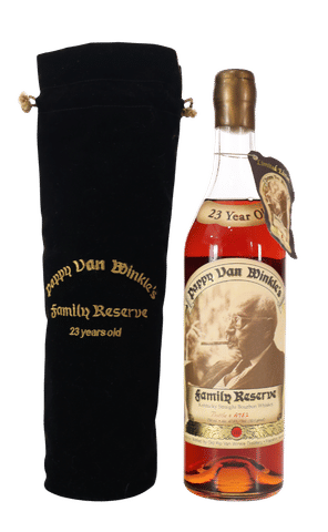 Pappy Van Winkle 23 Year Family Reserve Bourbon (Frankfort, Gold Wax, 2005)