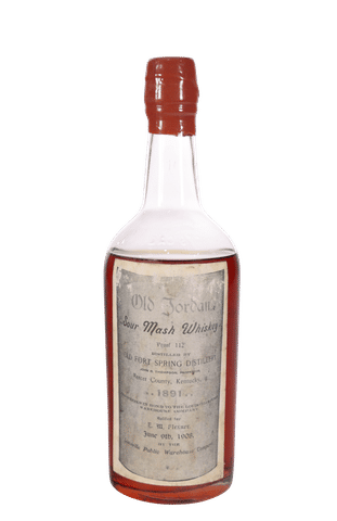 Old Jordan Sour Mash Whiskey, 1/5 Gallon, (1891-1908)