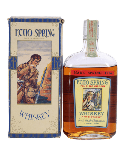 Echo Springs 'Fine Bourbon' 6 Year Bottled in Bond Pint (1916-1922)