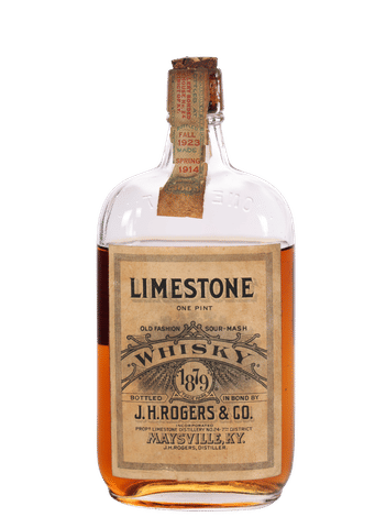 Limestone Whisky, Bottled in Bond, Pint 9 Year (1914-1923)