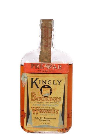 A.M.S Co. 'Kingly' Bottled in Bond Pre-War Bourbon 13 Year (1916-1929)