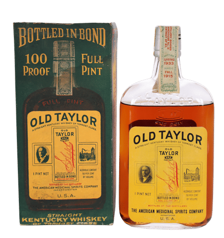 Old Taylor Bottled in Bond Pint (1915-1933)