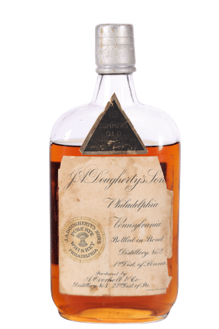 J.A. Dougherty's Pure Rye Whiskey 'Private Stock' Pint (1916-1932)